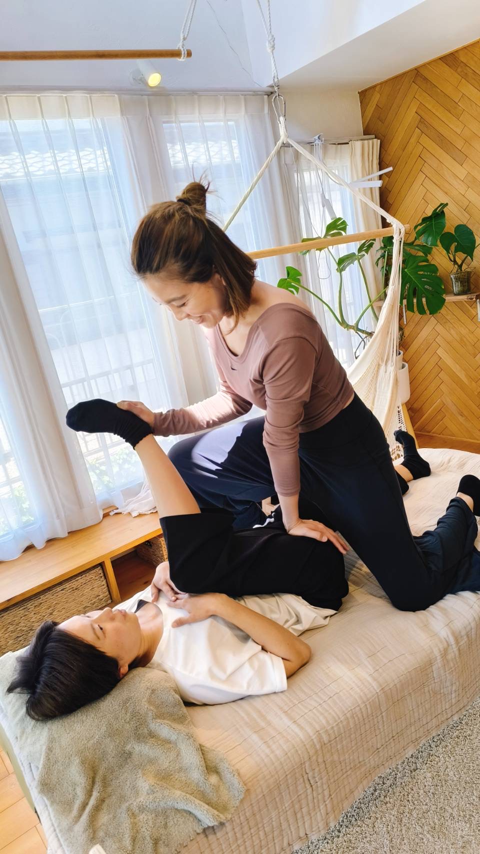 美姿勢メンテナンスコースの施術イメージ
